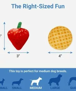 Frisco Retro Waffle Box Hide & Seek Plush Puzzle Squeaky Dog Toy -The Frisco Store 230369 PT2. SY630 V1599943565