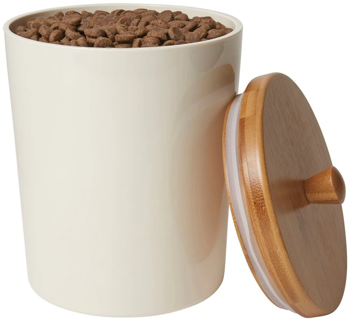 Frisco Melamine Dog & Cat Treat Jar with Bamboo Lid, 8 Cups 4 Frisco Melamine Dog & Cat Treat Jar with Bamboo Lid, 8 Cups - Image 2