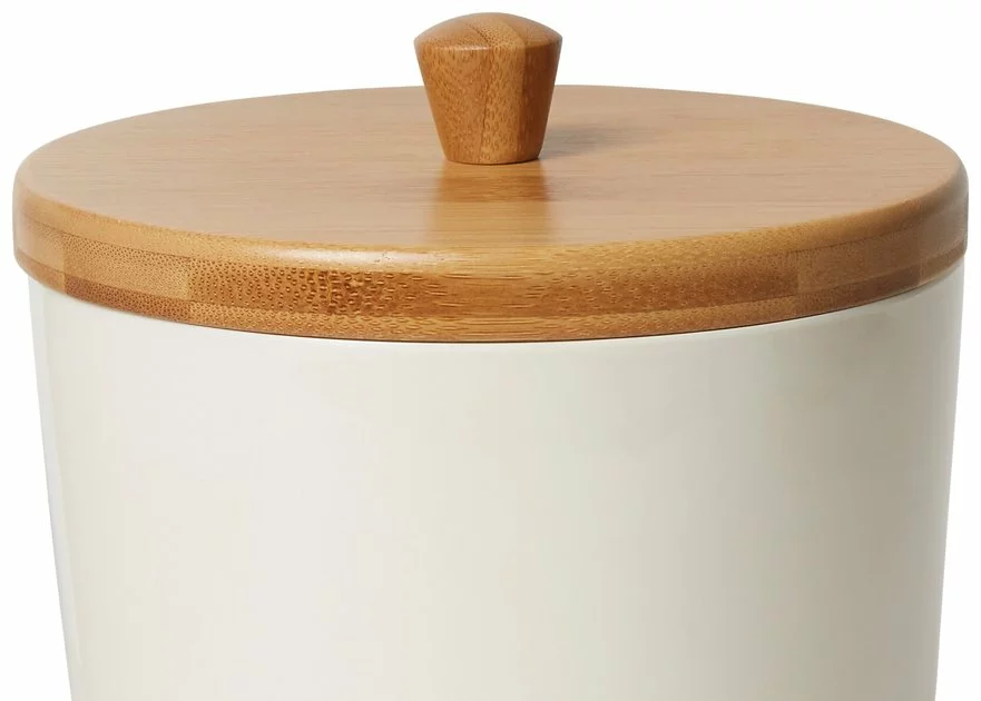 Frisco Melamine Dog & Cat Treat Jar with Bamboo Lid, 8 Cups 5 Frisco Melamine Dog & Cat Treat Jar with Bamboo Lid, 8 Cups - Image 3