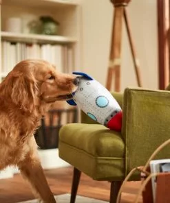 Frisco Ballistic Nylon Plush Squeaky Rocket Ship Dog Toy 7 Frisco Ballistic Nylon Plush Squeaky Rocket Ship Dog Toy -The Frisco Store 233581 PT3. SY630 V1600973767