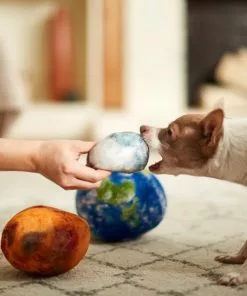 Frisco Earth, Mars, & Moon Plush Squeaky Dog Toy, 3 count -The Frisco Store 233587 PT3. SY630 V1600973771