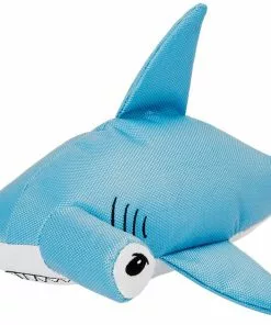 Frisco Ballistic Nylon Plush Squeaky Hammerhead Shark Dog Toy
