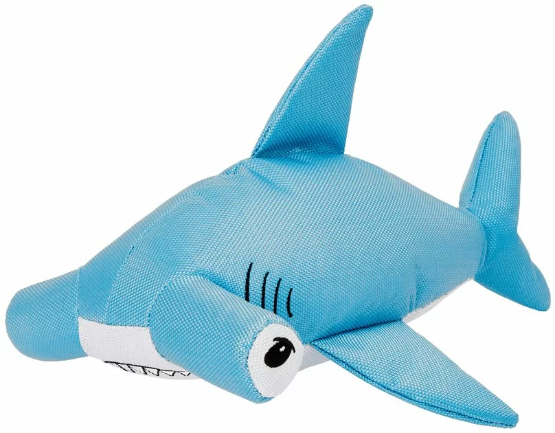 Frisco Ballistic Nylon Plush Squeaky Hammerhead Shark Dog Toy 3 Frisco Ballistic Nylon Plush Squeaky Hammerhead Shark Dog Toy
