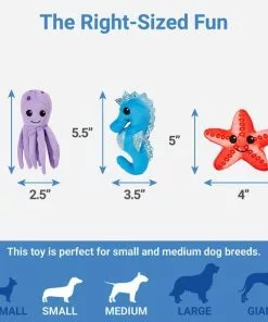 Frisco Hide & Seek Plush Coral Puzzle Dog Toy -The Frisco Store 233595 PT2. SY630 V1602690079