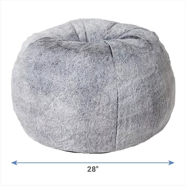Frisco Plush Pouf Pillow Cat & Dog Bed 4 Frisco Plush Pouf Pillow Cat & Dog Bed - Image 2