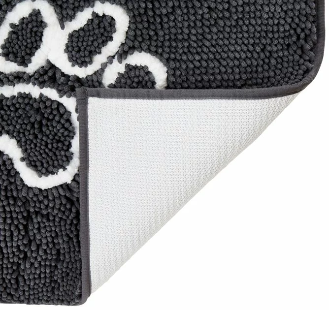 Frisco Microfiber Chenille Paw Print Doormat Runner 5 Frisco Microfiber Chenille Paw Print Doormat Runner - Image 3