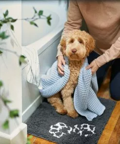 Frisco Microfiber Chenille Paw Print Dog & Cat Mat, Dark Gray 11 Frisco Microfiber Chenille Paw Print Dog & Cat Mat, Dark Gray -The Frisco Store 235893 PT6. SY630 V1606833188