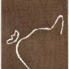 Frisco Microfiber Chenille Cat Silhouette Litter Mat -The Frisco Store 235901 MAIN. SY630 V1603321908