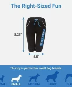 Frisco Zoomies & Chill Sweatpants Plush Squeaky Dog Toy -The Frisco Store 241691 PT1. SY630 V1612879578