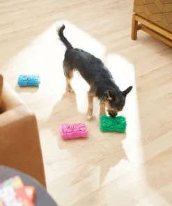 Frisco Zoomies & Chill Gummy Bear Plush Squeaky Dog Toy, 3 count -The Frisco Store 241697 PT6. SY630 V1610768326