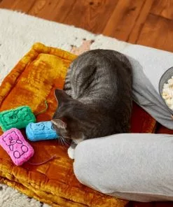 Frisco Zoomies & Chill Gummy Bear Plush Cat Toy with Catnip, 3 count -The Frisco Store 241715 PT6. SY630 V1610768413