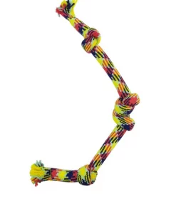 Frisco 4-Knot Tri-Color Rope Dog Toy