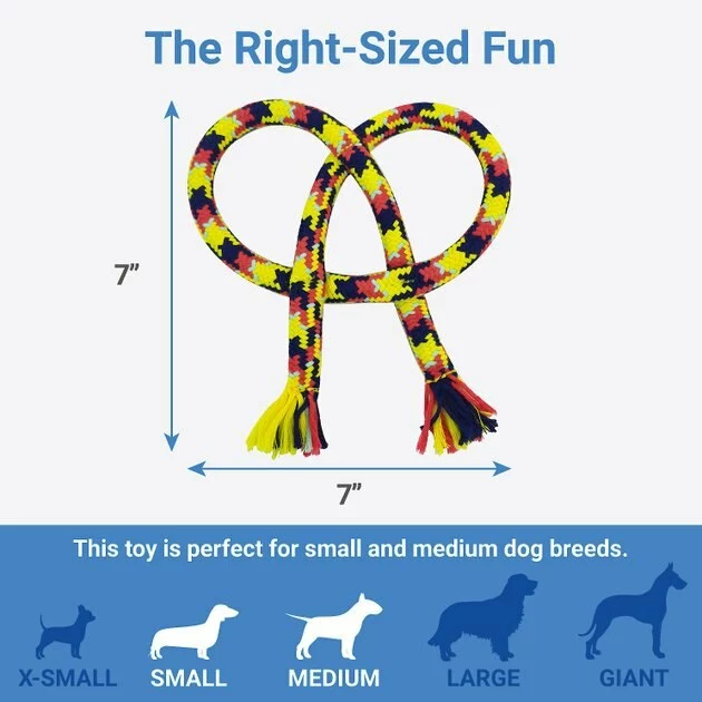 Frisco Pretzel Rope Dog Toy 4 Frisco Pretzel Rope Dog Toy - Image 2