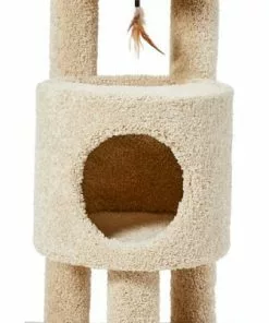 Frisco 36-in Real Carpet Wooden Cat Tree -The Frisco Store 244520 PT3. SY630 V1603497098