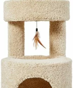 Frisco 36-in Real Carpet Wooden Cat Tree -The Frisco Store 244520 PT4. SY630 V1603497092
