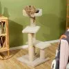 Frisco 41.5-in Real Carpet Wooden Cat Tree -The Frisco Store 244526 MAIN. SY630 V1605144429