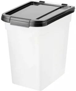 Frisco Airtight Food Storage Container, Clear/Black