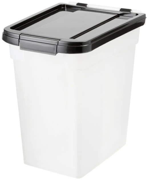 Frisco Airtight Food Storage Container, Clear/Black 3 Frisco Airtight Food Storage Container, Clear/Black