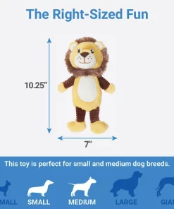 Frisco Lion Plush Squeaky Dog Toy 6 Frisco Lion Plush Squeaky Dog Toy -The Frisco Store 245926 PT1. SY630 V1611089597