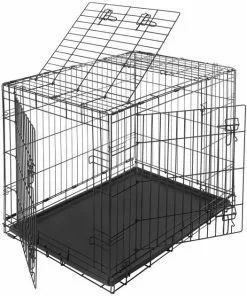 Frisco Heavy Duty All-in-1 Multi-Stage 3 Door Collapsible Wire Dog Crate -The Frisco Store 247915 PT4. SY630 V1614180683