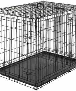 Frisco Heavy Duty All-in-1 Multi-Stage 3 Door Collapsible Wire Dog Crate -The Frisco Store 247915 PT5. SY630 V1611872190