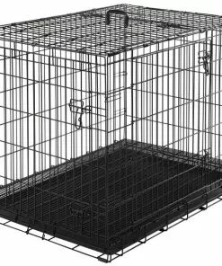 Frisco Heavy Duty All-in-1 Multi-Stage 3 Door Collapsible Wire Dog Crate -The Frisco Store 247915 PT7. SY630 V1611872185