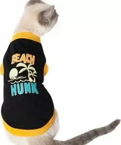 Frisco Beach Hunk Dog & Cat T-Shirt -The Frisco Store 248873 PT2. SY630 V1624618665