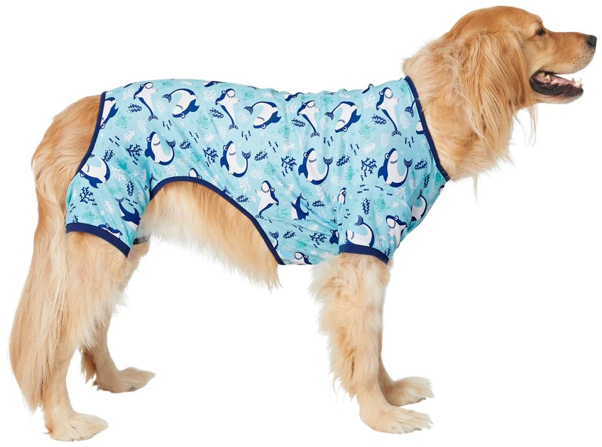 Frisco Happy Shark Dog & Cat Jersey PJs 3 Frisco Happy Shark Dog & Cat Jersey PJs