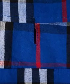 Frisco Plaid Dog & Cat Button Up Shirt, Navy Plaid -The Frisco Store 249176 PT4. SY630 V1624612065