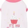 Frisco It's My Birthday & Cat T-Shirt, Pink -The Frisco Store 249255 MAIN. SY630 V1624619568