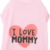 Frisco I Love Mommy Dog & Cat T-Shirt, Pink 1 Frisco I Love Mommy Dog & Cat T-Shirt, Pink -The Frisco Store 249270 MAIN. SY630 V1624596469