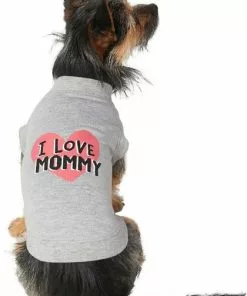 Frisco I Love Mommy Dog & Cat T-Shirt, Gray 13 Frisco I Love Mommy Dog & Cat T-Shirt, Gray -The Frisco Store 249278 PT2. SY630 V1624600070