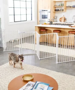 Frisco Steel 8-Panel Configurable Dog Gate & Playpen