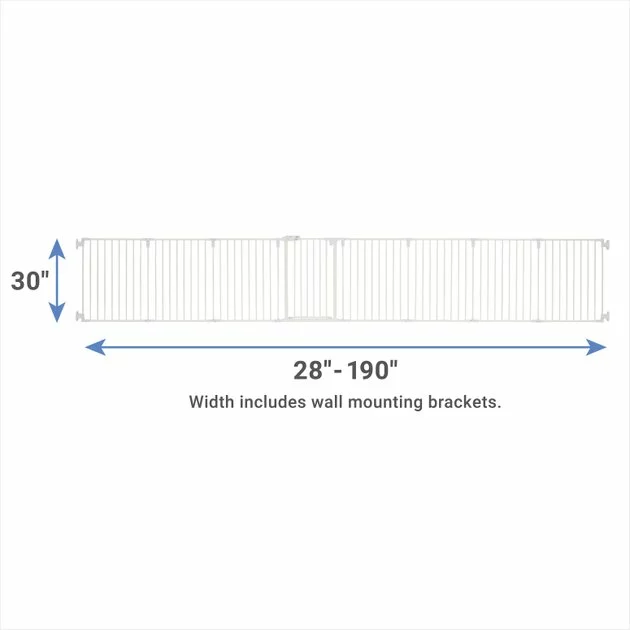 Frisco Steel 8-Panel Configurable Dog Gate & Playpen 4 Frisco Steel 8-Panel Configurable Dog Gate & Playpen - Image 2