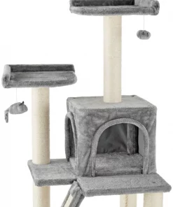 Frisco 68-in Faux Fur Cat Tree & Condo -The Frisco Store 252536 PT3. SY630 V1614966083