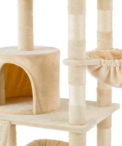 Frisco 62-in Faux Fur Cat Tree & Condo -The Frisco Store 252566 PT4. SY630 V1617138427