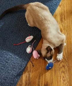 Frisco Baseball Mice Cat Toy, 4 count -The Frisco Store 252740 PT5. SY630 V1615814538