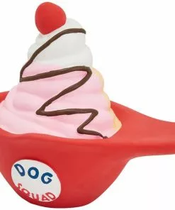 Frisco Baseball Cup of Icecream Plush Dog Toy