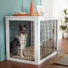 Frisco Double Door Furniture Style Dog Crate, White -The Frisco Store 253031 MAIN. SY630 V1635345766