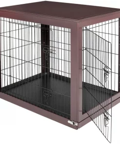 Frisco Double Door Furniture Style Dog Crate, Brown -The Frisco Store 253035 PT2. SY630 V1635345715