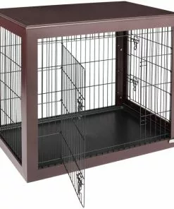Frisco Double Door Furniture Style Dog Crate, Brown -The Frisco Store 253035 PT3. SY630 V1635346014