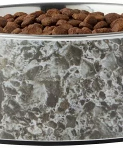 Frisco Black Marble Design Stainless Steel Dog & Cat Bowl -The Frisco Store 253046 PT3. SY630 V1616526403