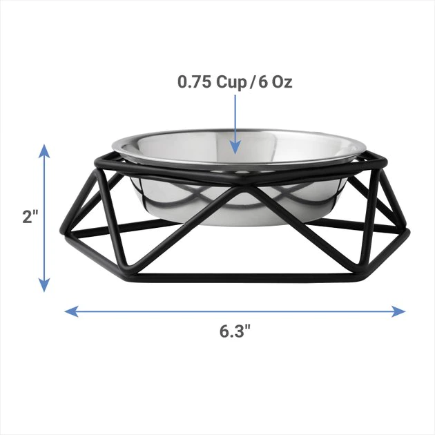 Frisco Elevated Stainless Steel Dog & Cat Bowl with Metal Stand 4 Frisco Elevated Stainless Steel Dog & Cat Bowl with Metal Stand - Image 2