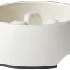 Frisco Melamine Slow Feed Dog & Cat Bowl with Gold Trim, Cream -The Frisco Store 253067 MAIN. SY630 V1615312338