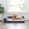 Frisco Faux Felt Orthopedic Corner Sofa Bolster Dog Bed w/Removable Cover -The Frisco Store 255188 MAIN. SY630 V1616074434