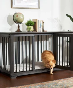 Frisco "Broadway" Dog Crate Credenza & Mat Kit