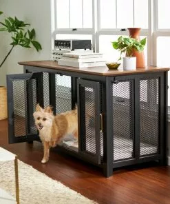 Frisco "Venice" Dog Crate Credenza & Mat Kit