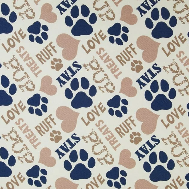 Frisco Micro Terry & Novelty Print Reversible Orthopedic Dog Crate Mat 6 Frisco Micro Terry & Novelty Print Reversible Orthopedic Dog Crate Mat - Image 4