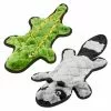 Frisco Flat Plush Squeaking Alligator Dog Toy, Medium & Frisco Flat Plush Squeaking Raccoon Dog Toy, Medium -The Frisco Store 255471 MAIN. SY630 V1602691280