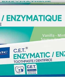 Frisco||Virbac Frisco Flat Plush Squeaking Duck Dog Toy & Virbac C.E.T. Enzymatic Dog & Cat Vanilla-Mint Flavor Toothpaste -The Frisco Store 255473 PT3. SY630 V1616428886